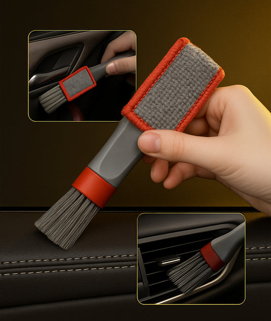 Cepillo Multiuso para Limpieza de Vehículos - Interior y Ventilación